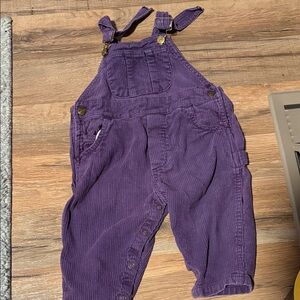 GAP Vintage Kids Purple Corduroy Overalls